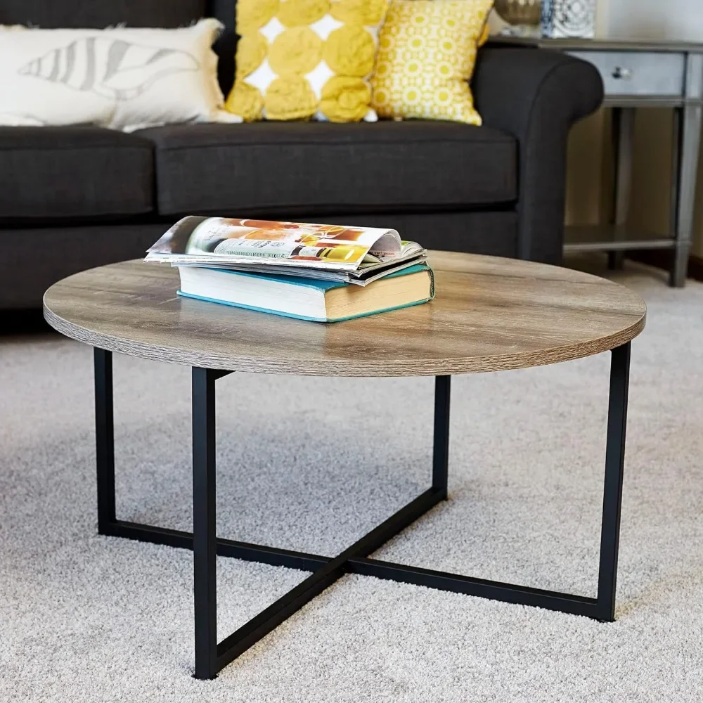 Incorporating Round Coffee Tables with Storage in Open Concept Living Spaces插图