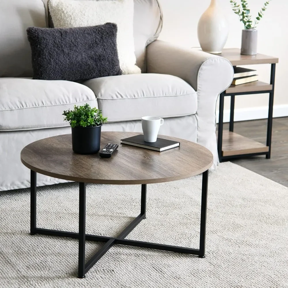 The Role of Color in Round Coffee Tables with Storage插图