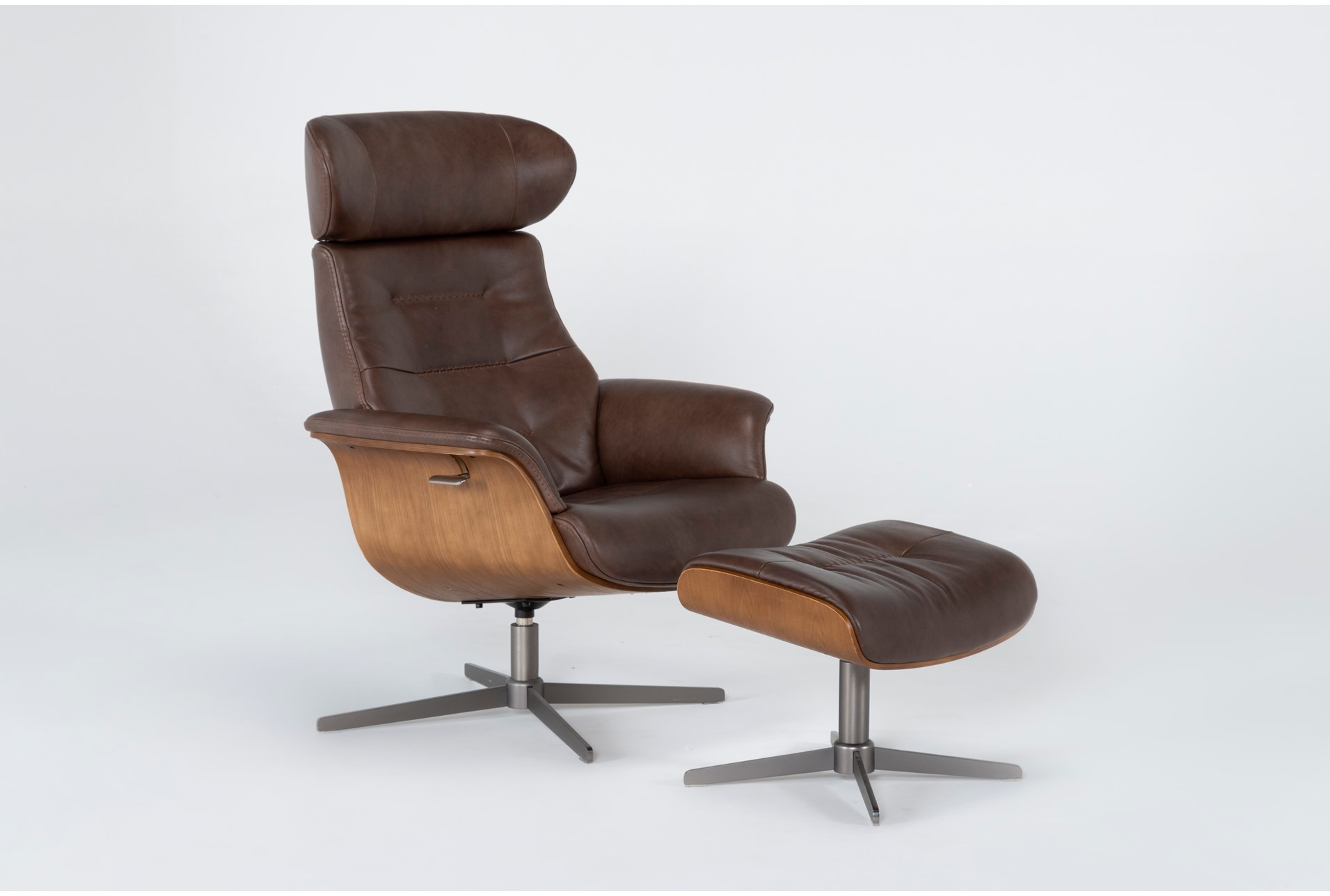 leather recliner swivel chair