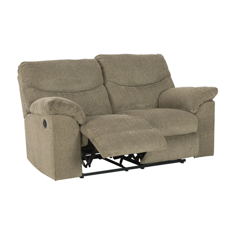 fabric loveseat recliner