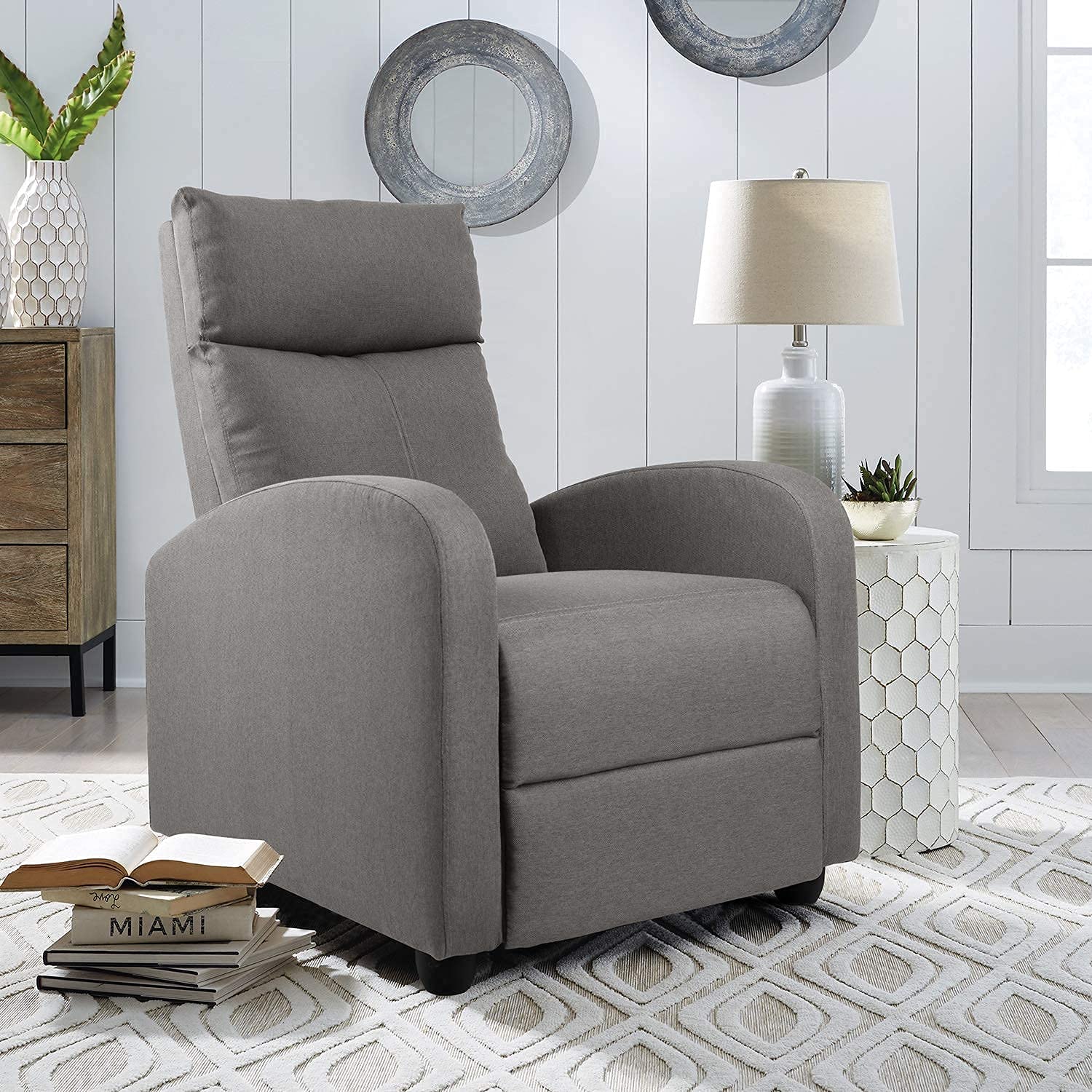 fabric recliner chair