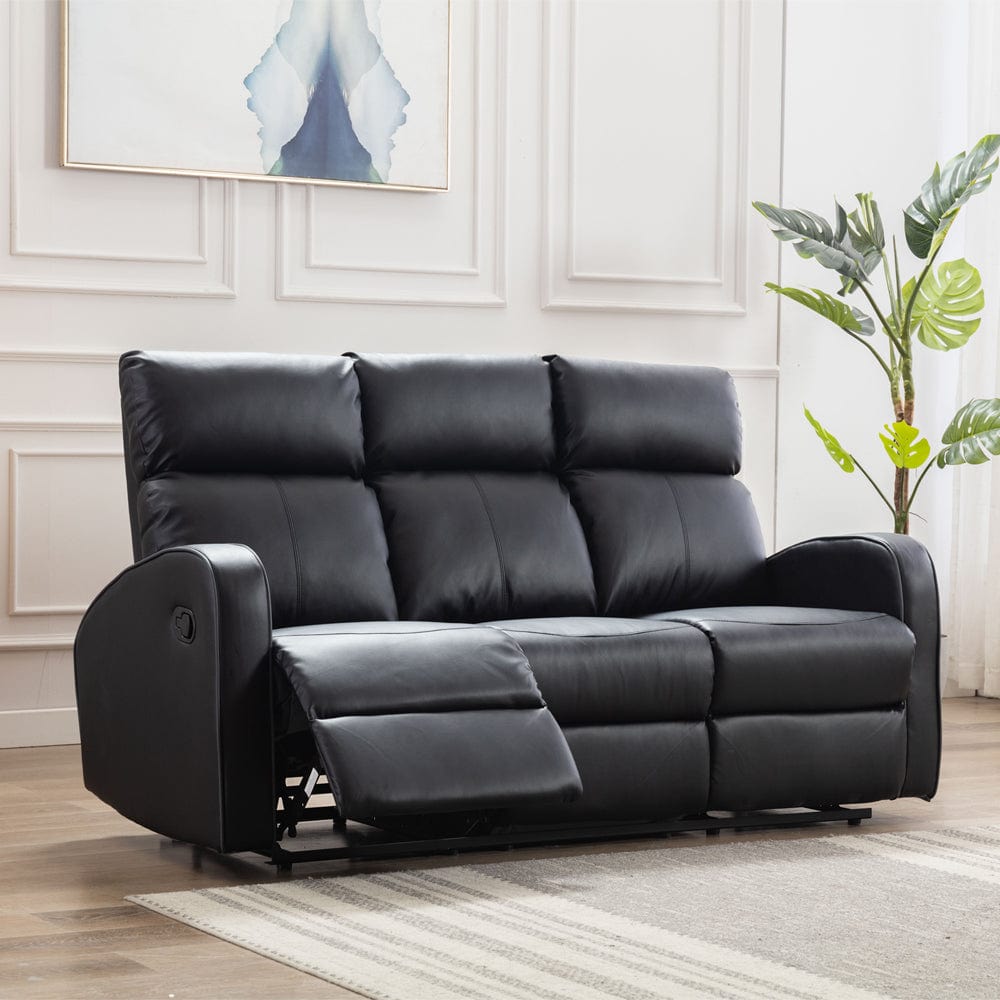 Enhancing Your Living Space with a Black Recliner Sofa插图3