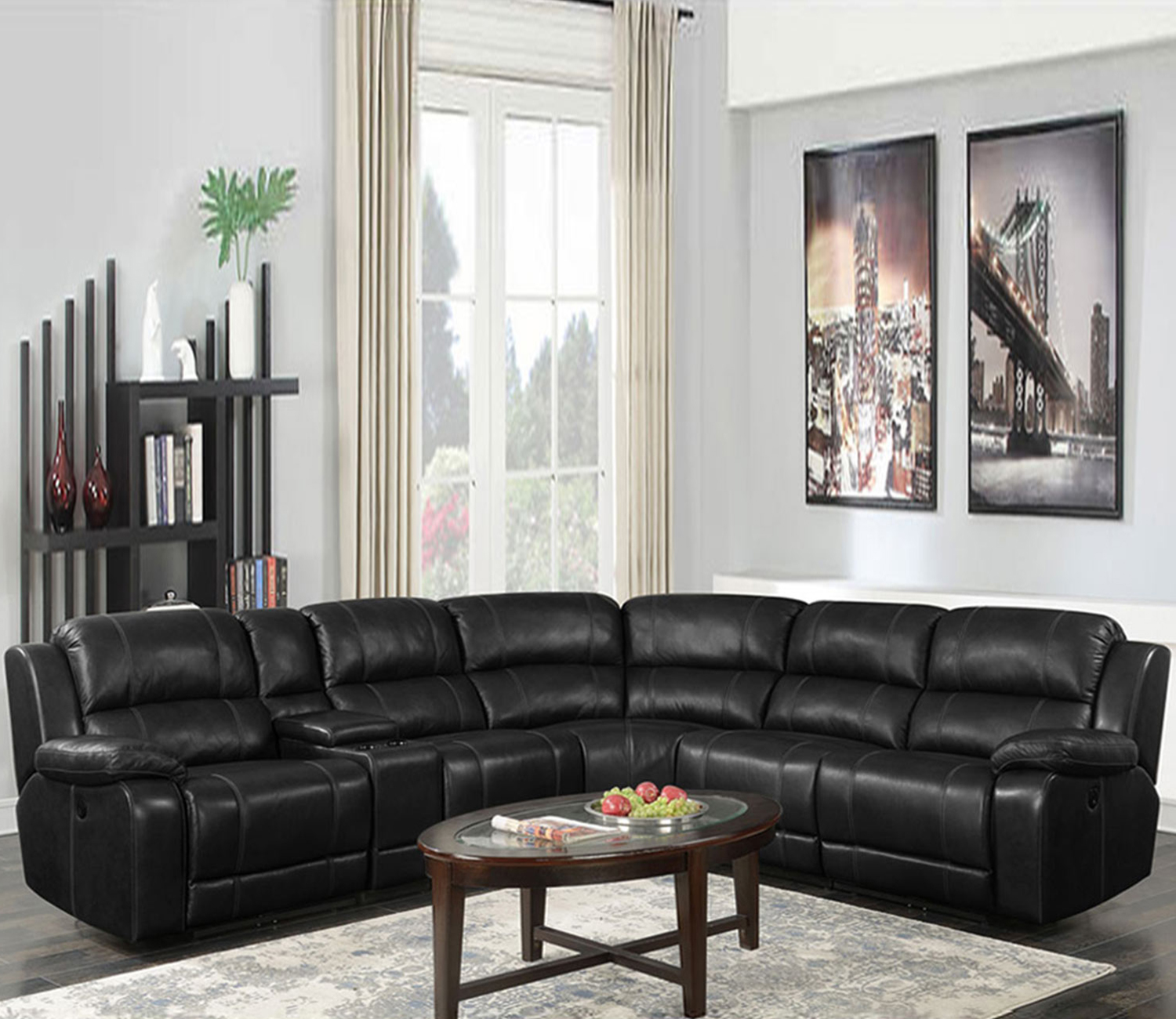 Enhancing Your Living Space with a Black Recliner Sofa插图4