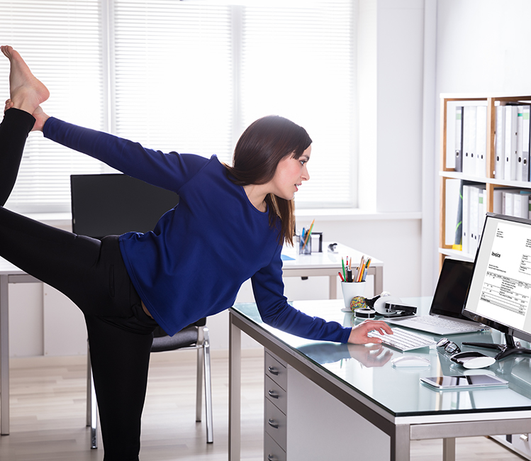 exercises to do at your desk