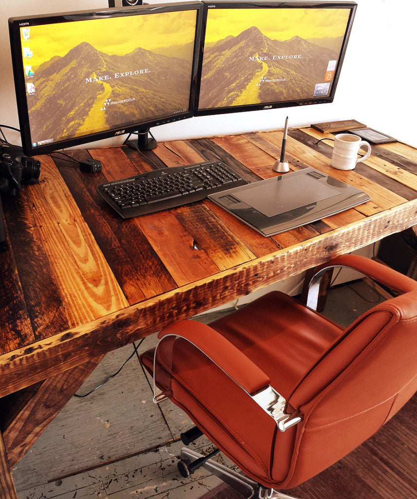 Pallet Desk DIY: A Sustainable Approach to Home Office Design插图3