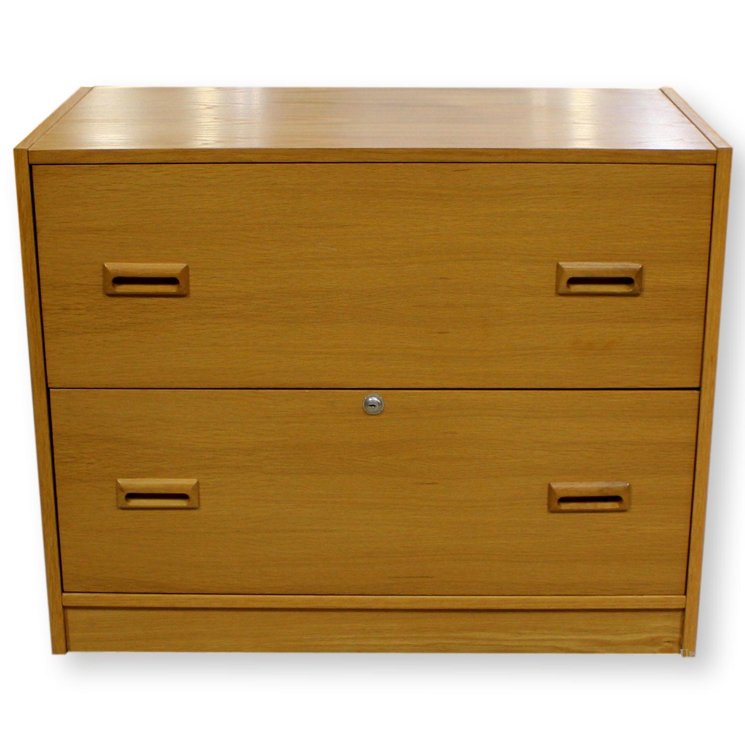 oak lateral filing cabinets