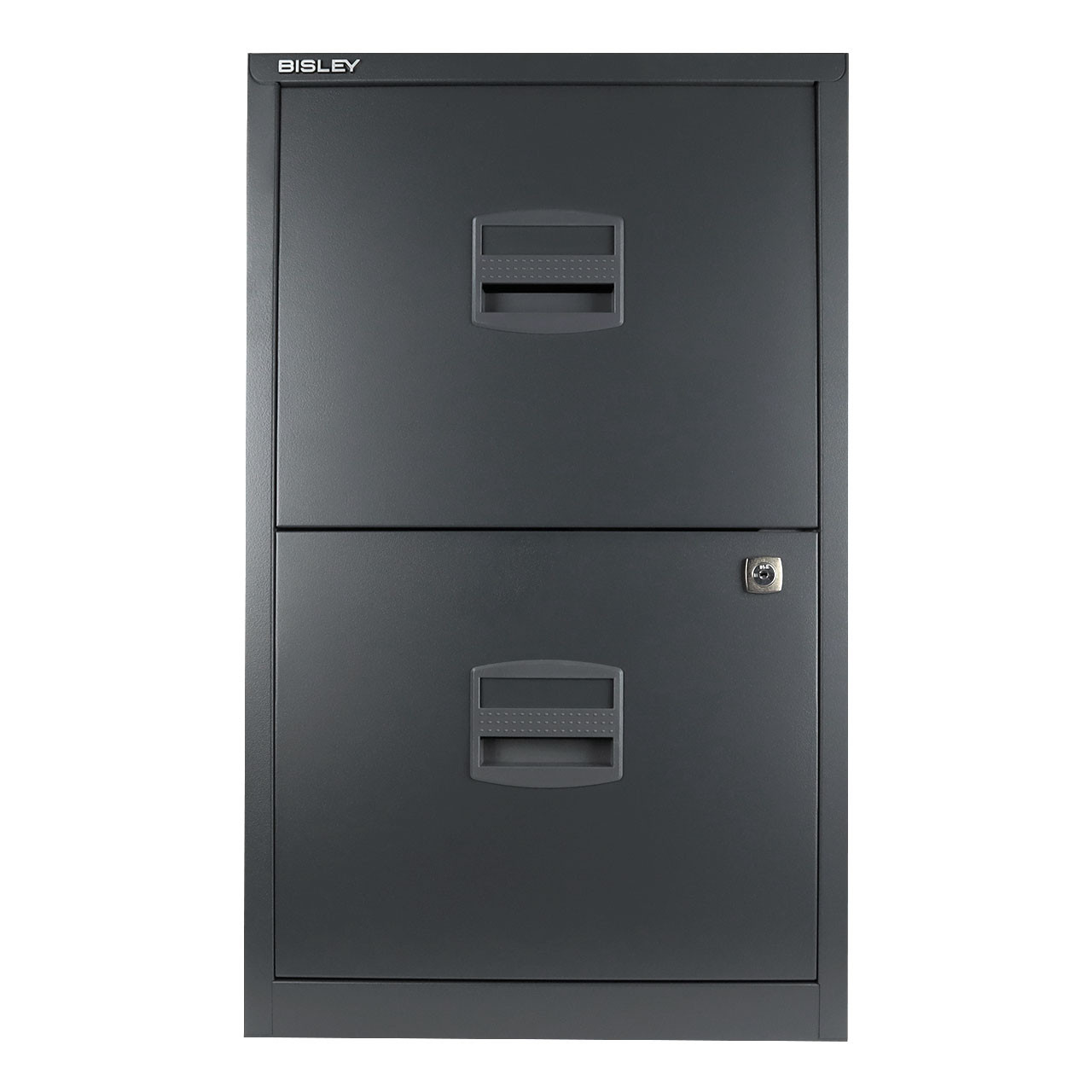 two drawer  metal filing cabinets