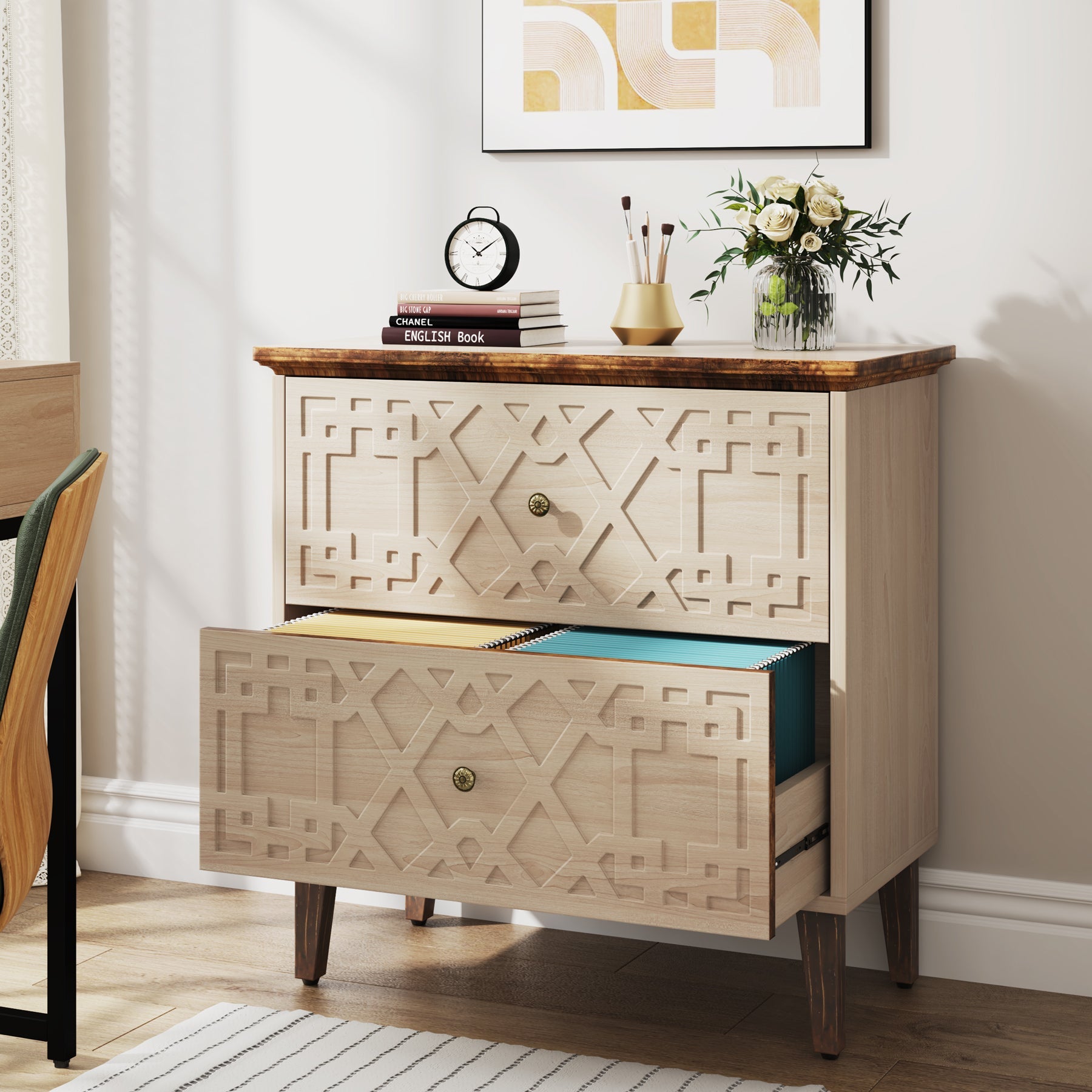 Organizing with Style: 2-Drawer Filing Cabinets