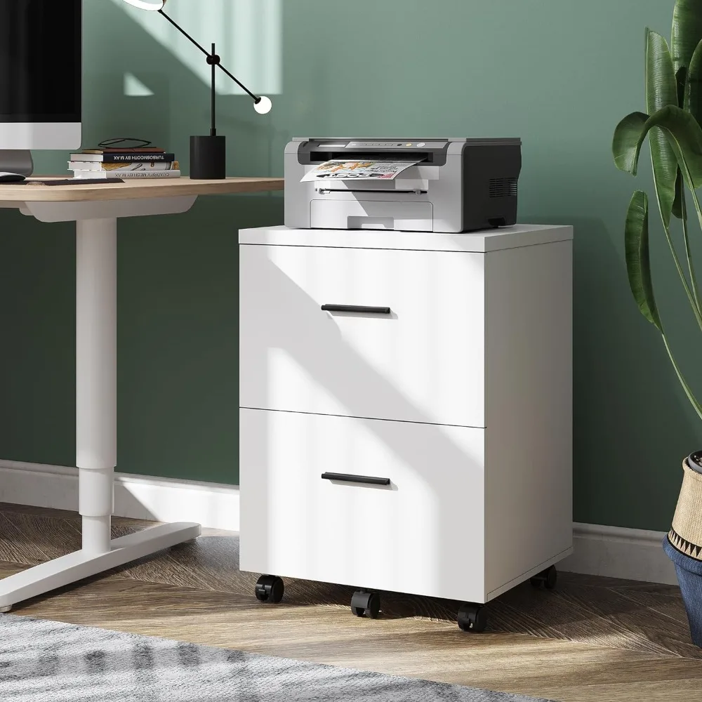 white wooden lateral filing cabinets