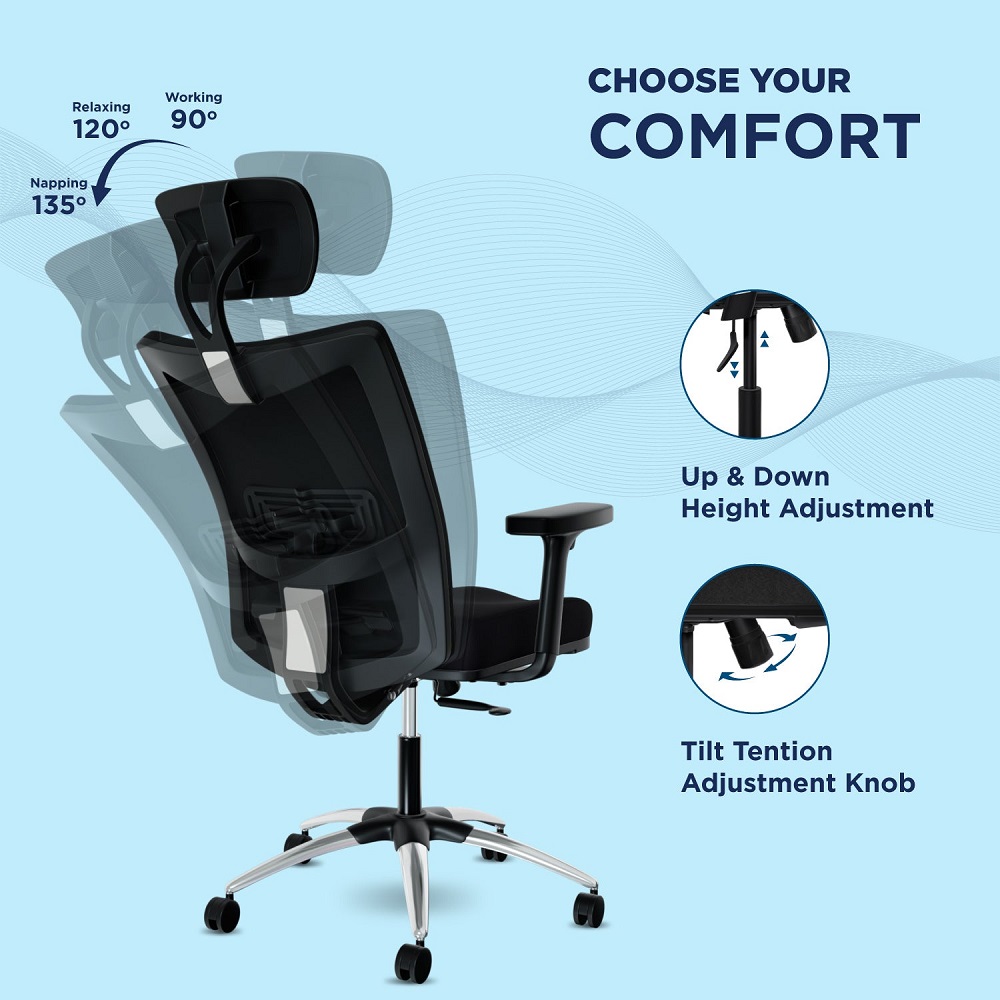 how to make office chair lean back