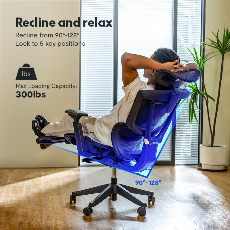 how to make office chair lean back