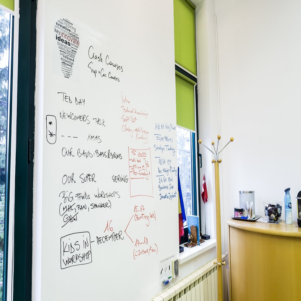 whiteboard setup ideas