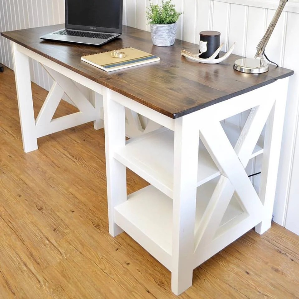 diy office desk
