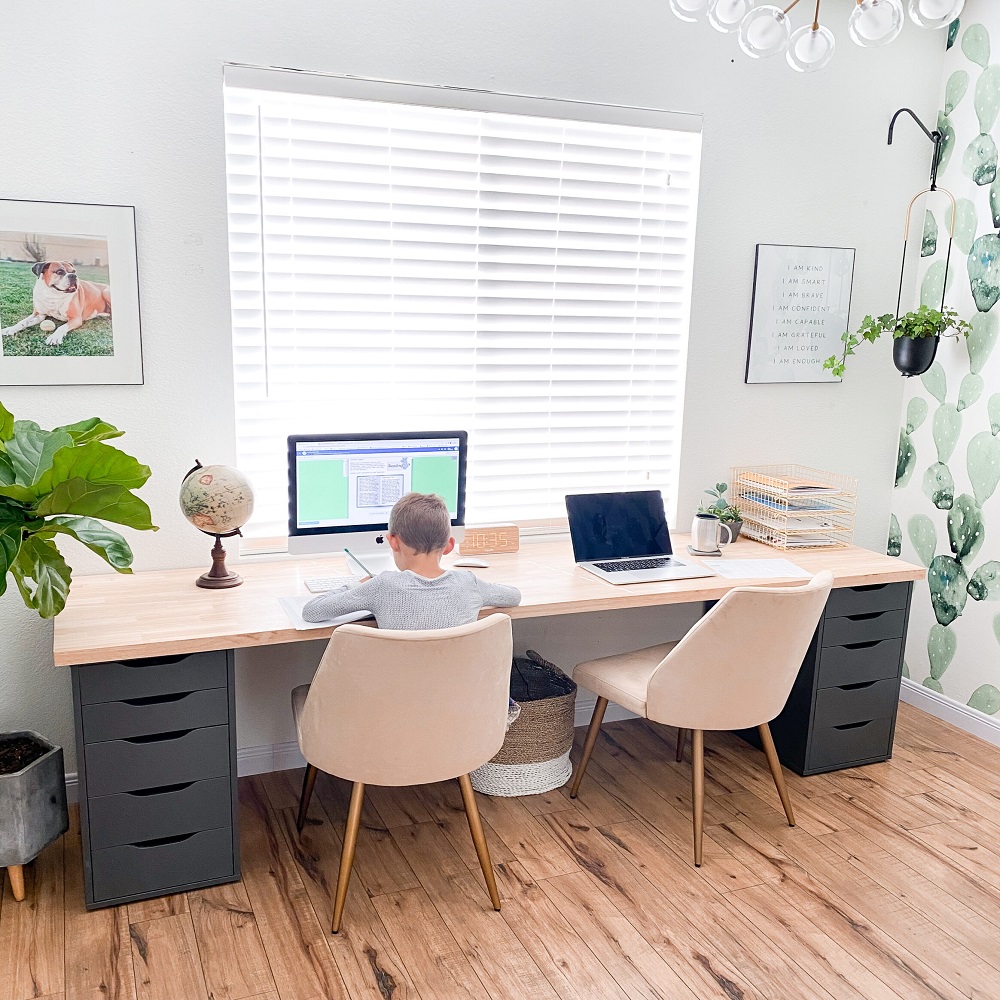 diy office desk
