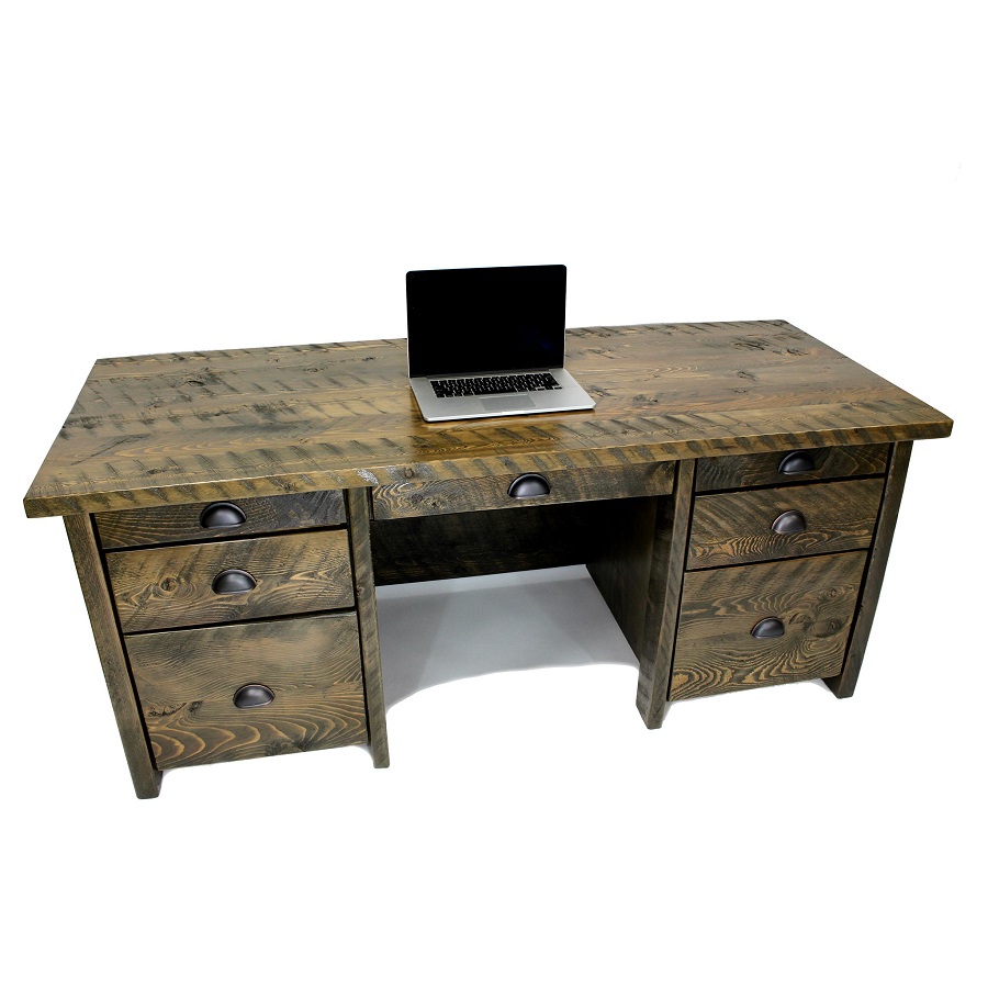 rustic office desk 